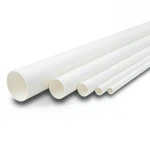 مواسير UPVC ضغط 17.2 بار مقاس 4 إنش سمك 6.73 مم لون أبيض