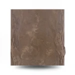 Wavy Wall Covering 10m×1.06m Brown Color, Model Z46006