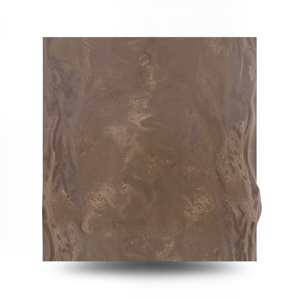 Wavy Wall Covering 10m×1.06m Brown Color, Model Z46006