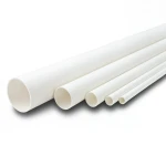 مواسير UPVC ضغط 17.2 بار مقاس 8 إنش سمك 12.9 مم لون أبيض