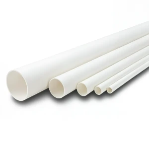 UPVC Pipes Nominal Pressure 17.2 Bar Size 8 Inch Thickness 12.9 mm White