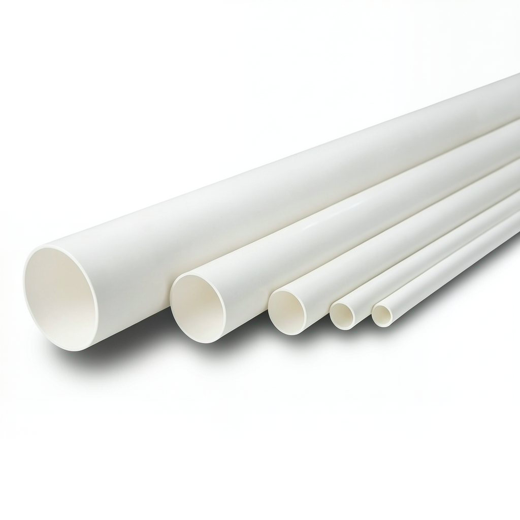 UPVC Pipes Nominal Pressure 21.7 Bar Size 1 ¼ inch Thickness 3.12 mm White