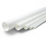 مواسير UPVC ضغط اسمي 13.8 بار مقاس 3 إنش سمك 4.24 مم لون أبيض