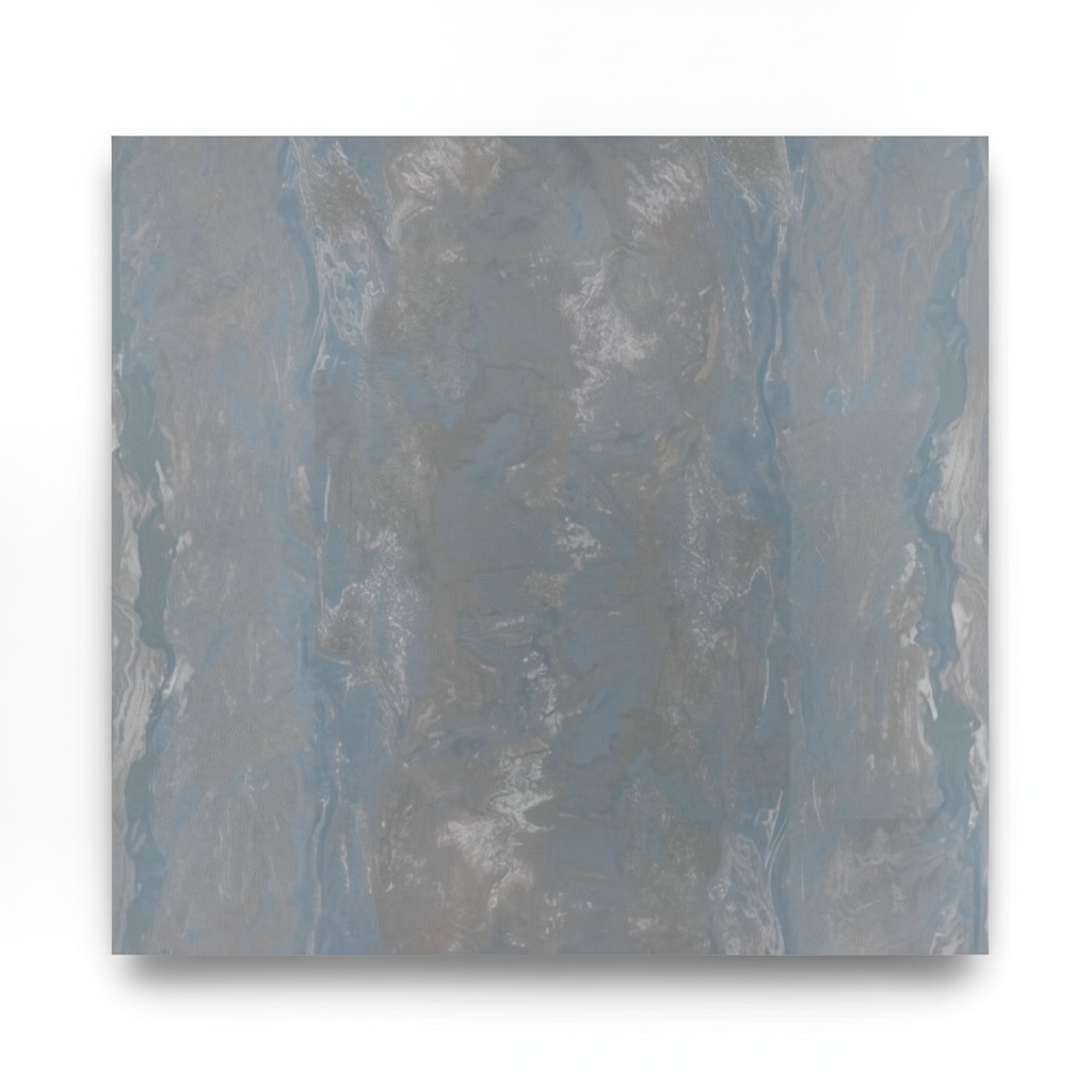 Italian Wallpaper Length 10m, Width 1.06m, Gray with Blue Color