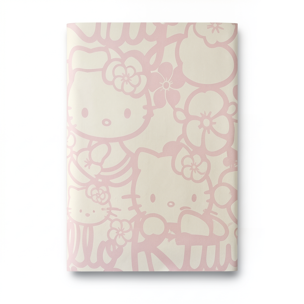 British Youth and Children Wallpaper 10m x 0.53m Beige Pink