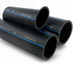 أنابيب HDPE السعودي  PE 100 ضغط 16 بار قطر خارجي 125 مم سمك 11.4 مم لون اسود