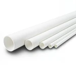 مواسير UPVC ضغط اسمي 21.7 بار مقاس 1/2 إنش سمك 1.57 مم لون أبيض