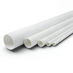 مواسير UPVC ضغط 13.8 بار مقاس 6 إنش سمك 8.03 مم لون أبيض