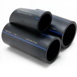 مواسير HDPE انظمة الأنابيب السعودى PE 100 ضغط 6 بار قطر خارجي 140 مم سمك 5.4 مم لون اسود