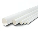 مواسير UPVC ضغط 17.2 بار مقاس ¼ 1 إنش سمك 2.49 مم لون أبيض