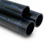 أنابيب HDPE السعودي PE 100 ضغط 10 بار قطر خارجي 90 مم سمك 5.4 مم لون اسود
