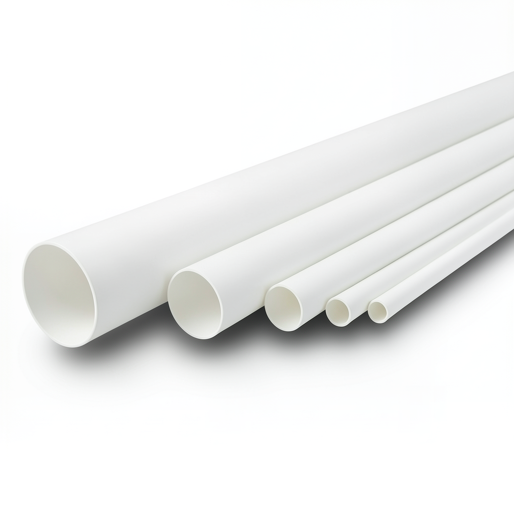 UPVC Pipes Nominal Pressure 17.2 Bar Size 1 ½ inch Thickness 2.84 mm White