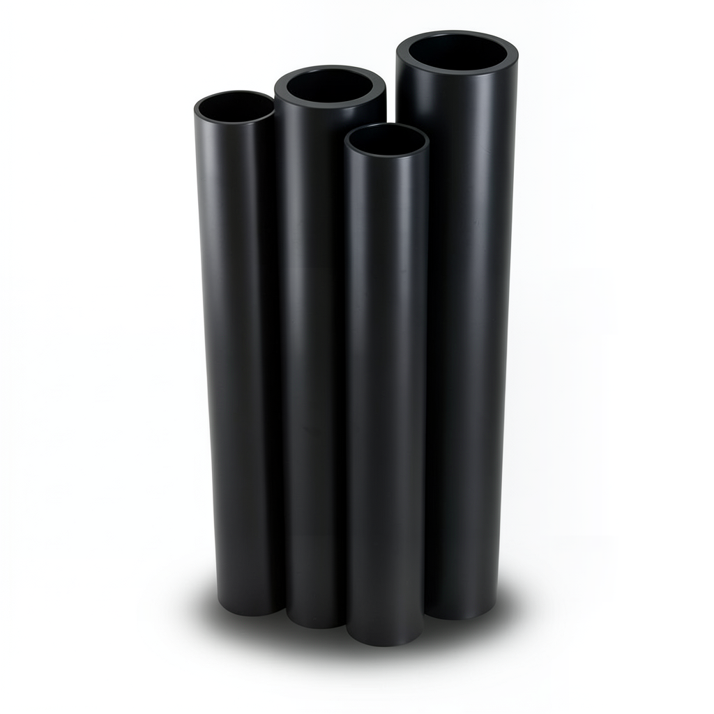 أنابيب HDPE الراجحي PE 80 ضغط 10 بار قطر خارجي 1200 مم سمك 88.2 مم أسود