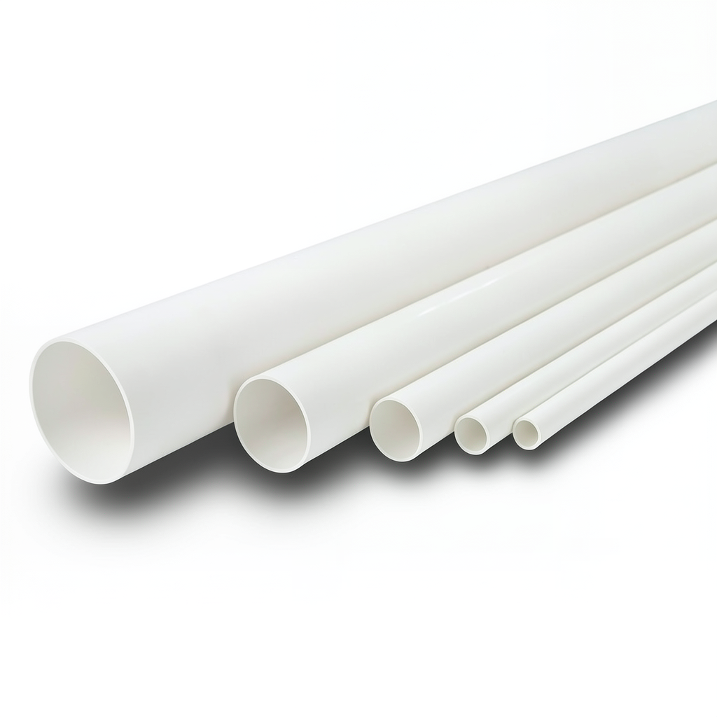 UPVC Pipes Nominal Pressure 17.2 Bar Size 3 Inch Thickness 5.23 mm White