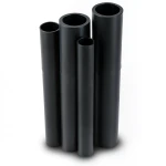 أنابيب HDPE PE 80 ضغط 10 بار قطر خارجي 1400 مم سمك 102.9 مم لون أسود