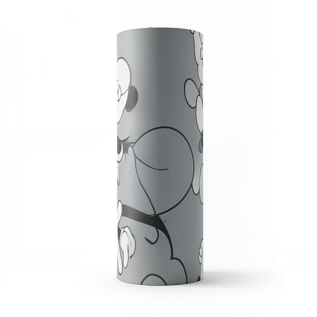 British Wallpaper for Youth and Children 10m x 0.53m Gray, Model 70236