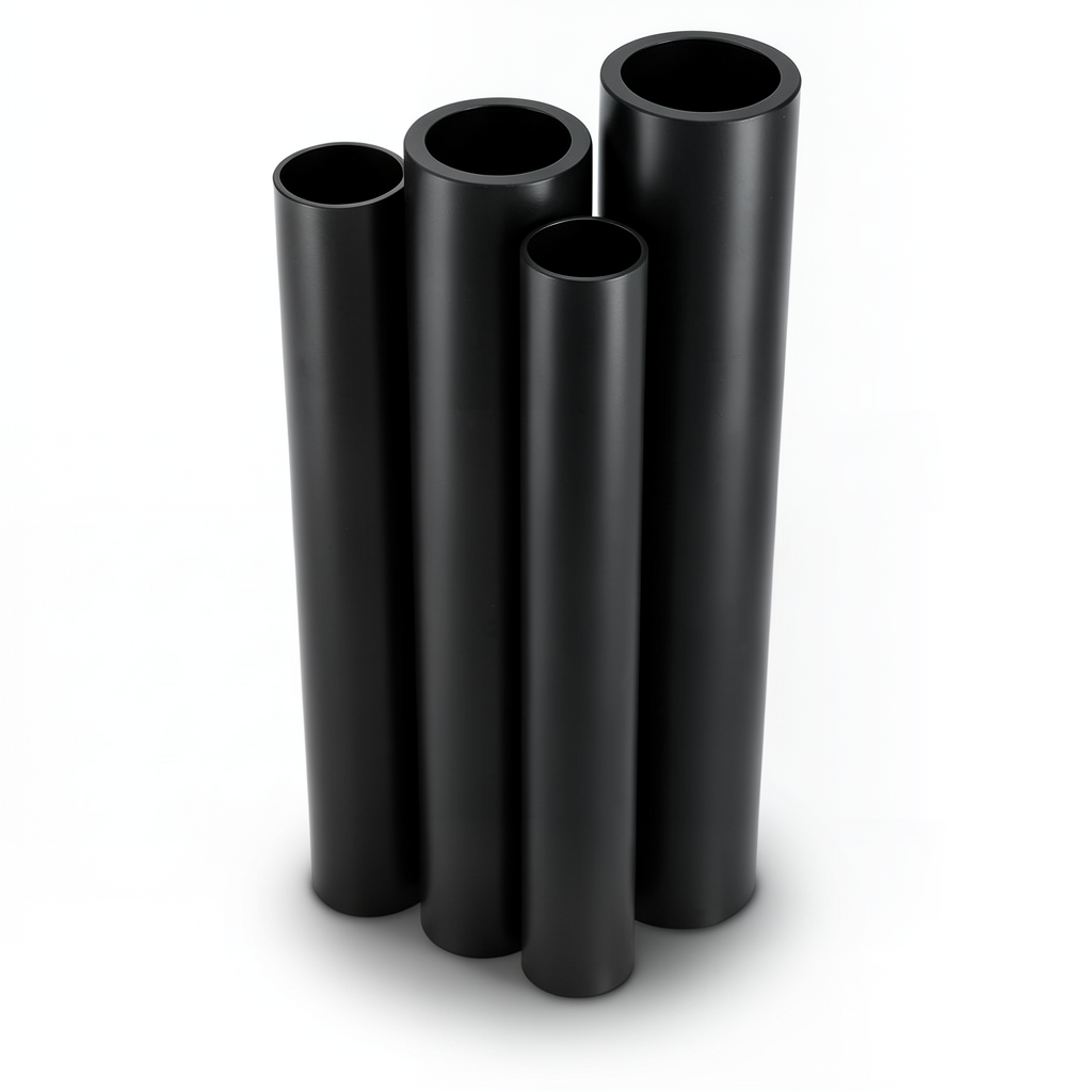 HDPE Pipes PE 80 Pressure 10 Bar Outside Diameter 280 mm Thickness 20.6 mm Black
