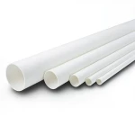 مواسير UPVC ضغط 21.7 بار مقاس ¼ 1 إنش سمك 3.12 مم لون أبيض