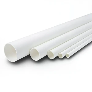 مواسير UPVC ضغط 21.7 بار مقاس ¼ 1 إنش سمك 3.12 مم لون أبيض