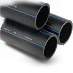 أنابيب HDPE السعودي  PE 100 ضغط 16 بار قطر خارجي 110 مم سمك 10 مم لون اسود