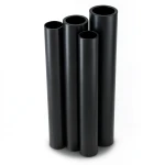 HDPE Pipes PE 80 Pressure 12.5 Bar Outside Diameter 280 mm Thickness 25.4 mm Black