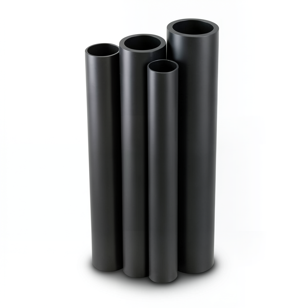 HDPE Pipes PE 80 Pressure 12.5 Bar Outside Diameter 315 mm Thickness 28.6 mm Black