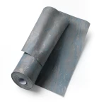 Italian Wallpaper Length 10m, Width 1.06m, Gray with Blue Color
