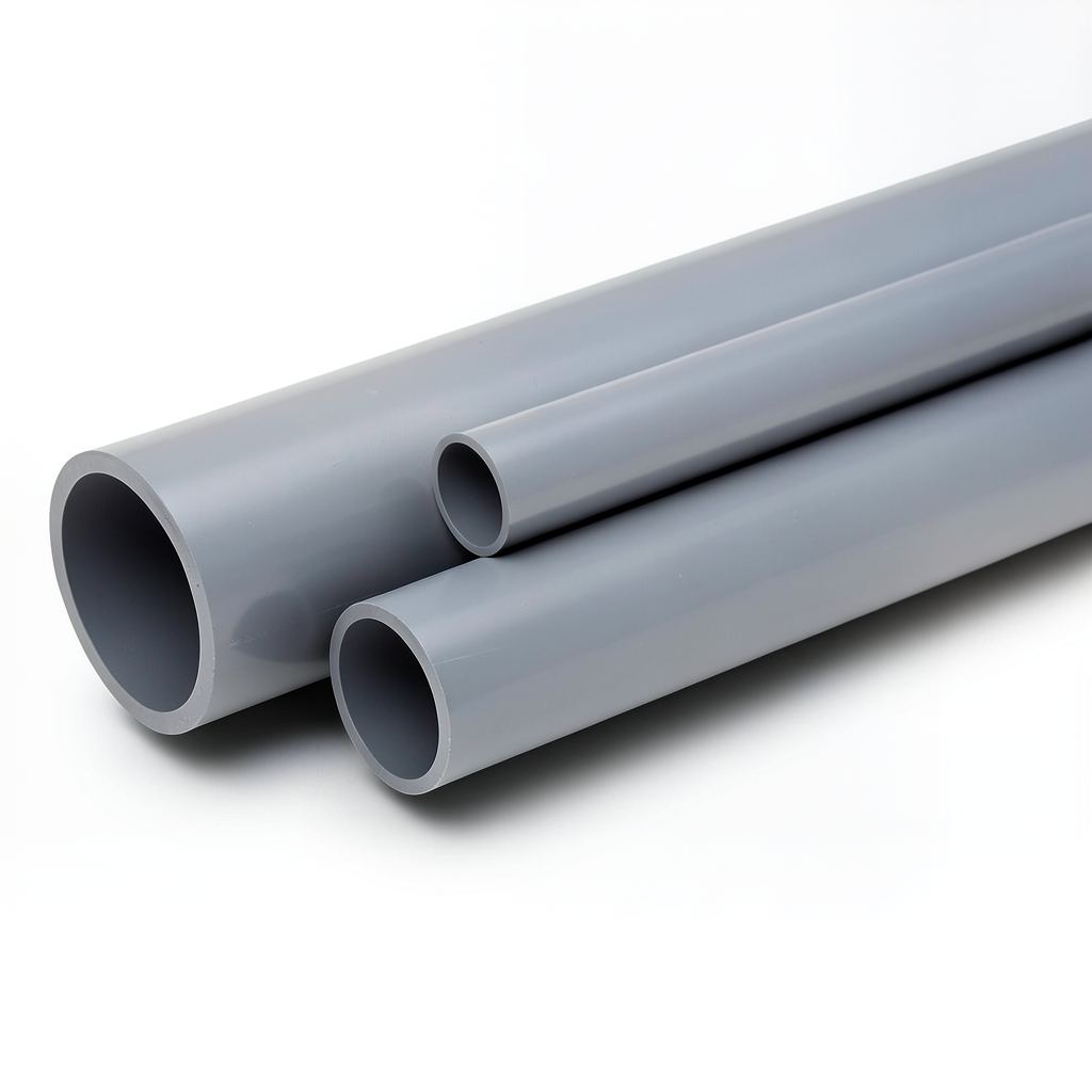 UPVC Pipes Schedule 80 Size 3/4 inch Thickness 3.91 mm Gray
