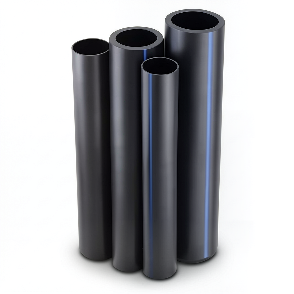 HDPE Pipes PE 80 Pressure 12.5 Bar Outside Diameter 355 mm Thickness 32.2 mm Black