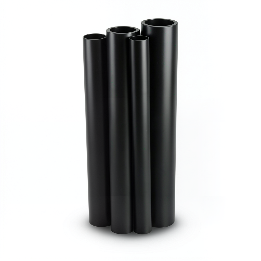 مواسير HDPE الراجحي PE 80 ضغط 12.5 بار قطر خارجي 400 مم سمك 36.3 مم لون أسود