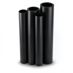 HDPE Pipes PE 80 Pressure 12.5 Bar Outside Diameter 450 mm Thickness 40.9 mm Black