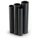HDPE Pipes PE 80 Pressure 10 Bar Outer Diameter 1400 mm Thickness 102.9 mm Black