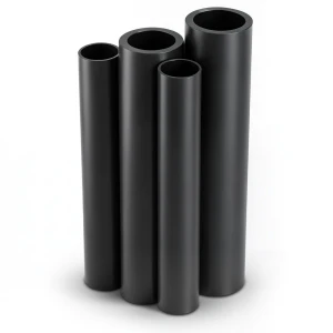 أنابيب HDPE PE 80 ضغط 10 بار قطر خارجي 1400 مم سمك 102.9 مم لون أسود
