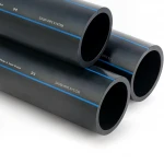 أنابيب HDPE السعودي PE 100 ضغط 10 بار قطر خارجي 90 مم سمك 5.4 مم لون اسود