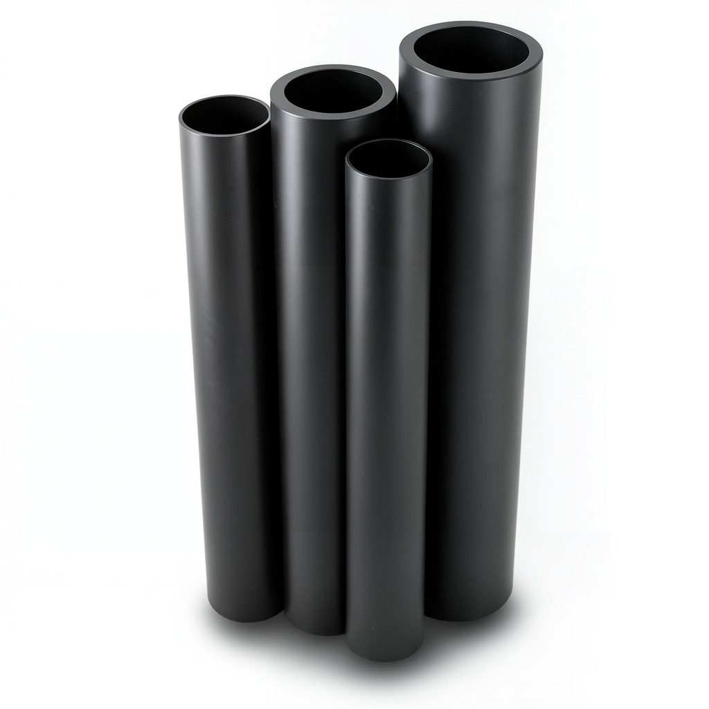 Al-Rajhi HDPE Pipes PE 80 Pressure 12.5 Bar Outside Diameter 560 mm Thickness 50.8 mm Black