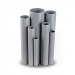 مواسير UPVC التقنية العصرية ضغط 2.5 بار  قطر خارجي 140 مم سمك 1.8 مم لون رمادي
