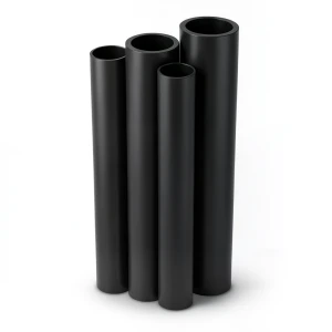 HDPE Pipes PE 80 Pressure 12.5 Bar Outside Diameter 630 mm Thickness 57.2 mm Black
