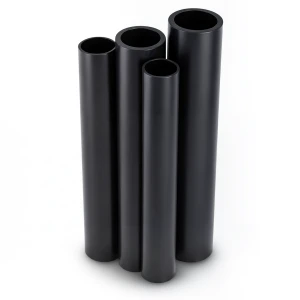 أنابيب HDPE PE 80 ضغط 12.5 بار قطر خارجي 710 مم سمك 64.5 مم أسود