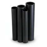 أنابيب HDPE PE 80 ضغط 12.5 بار قطر خارجي 900 مم سمك 81.7 مم لون أسود