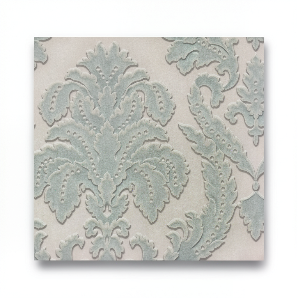 Classic Wall Decoration 10m×1.06m Beige Gray Color, Model Z46015