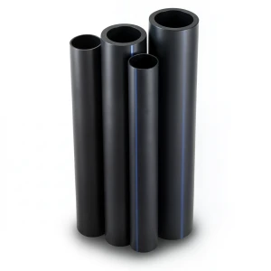 HDPE Pipes PE 80 Pressure 12.5 Bar 1000 mm Diameter 90.2 mm Thickness Black