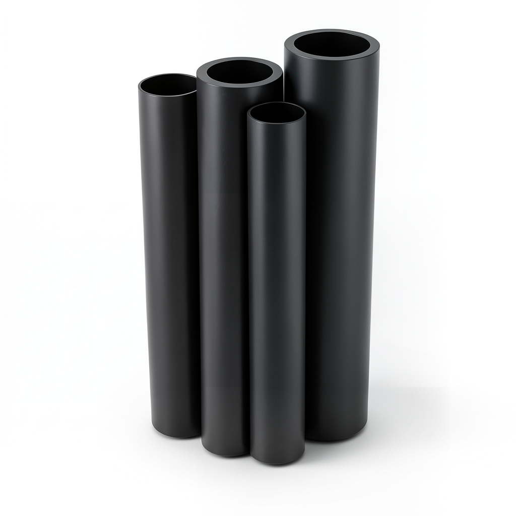 HDPE Pipes PE 80 Pressure 12.5 Bar Outside Diameter 355 mm Thickness 32.2 mm Black