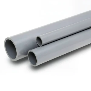 مواسير UPVC جدول 80 مقاس 5 إنش سمك 9.52 مم لون رمادي