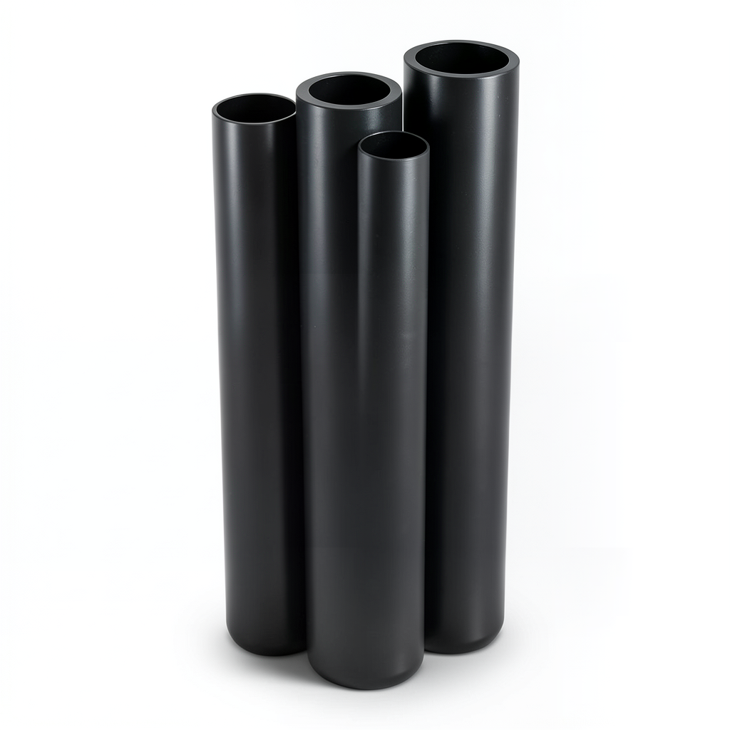 مواسير HDPE الراجحي PE 80 ضغط 12.5 بار قطر خارجي 400 مم سمك 36.3 مم لون أسود