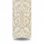 Italian Wall Decoration, Pale Beige Color, Length 10 m, Width 0.73 m, Model 24035