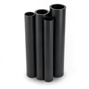 مواسير HDPE PE 80 ضغط 12.5 بار قطر خارجي 450 مم سمك 40.9 مم لون أسود