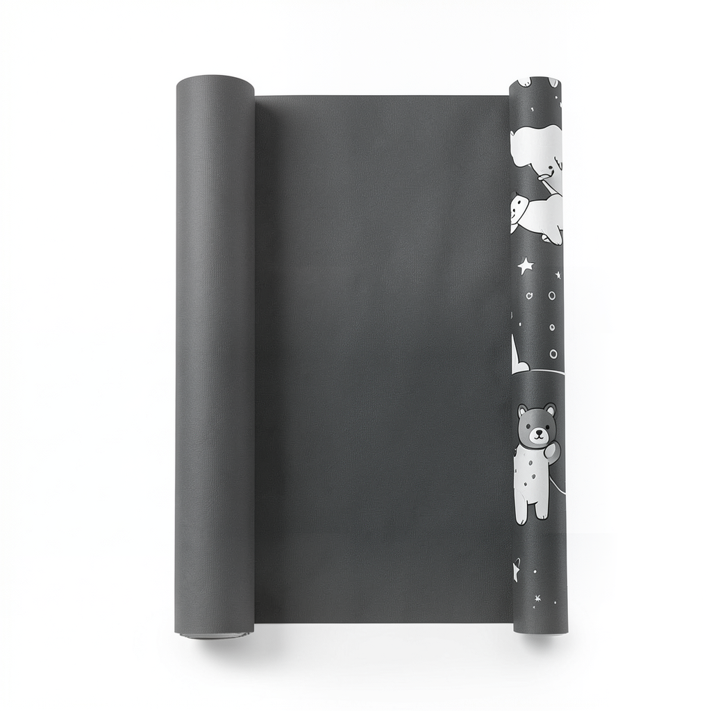 British Youth & Children Wallpaper 10m x 0.53m Dark Gray, Model 50624