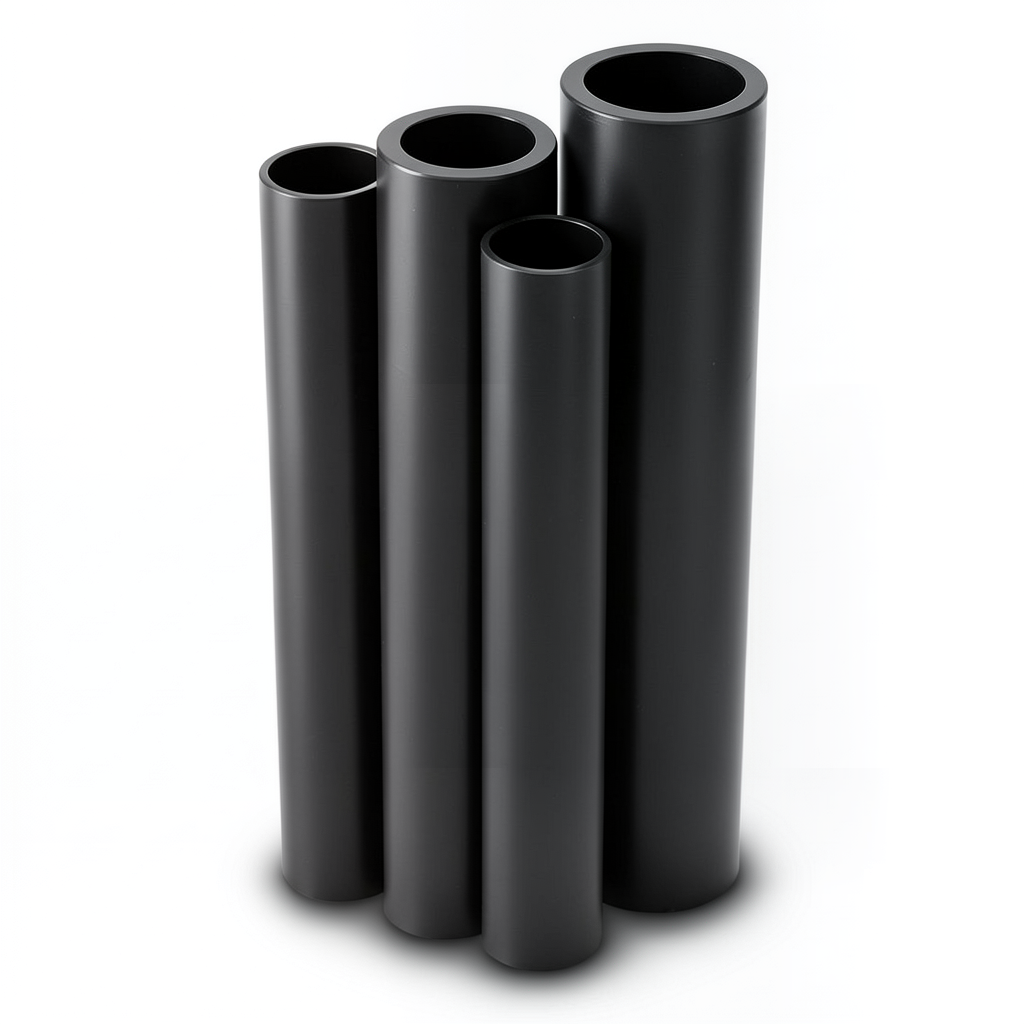 مواسير HDPE PE 80 ضغط 12.5 بار قطر خارجي 500 مم سمك 45.4 مم لون أسود
