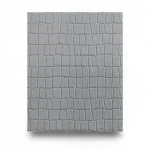 Patterned Wallpaper, Length 10 m, Gray Color, Model Z80034