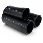 SPS HDPE Pipes  PE 100 Pressure 10 Bar Outside Diameter 125 mm Thickness 7.4 mm Color Black